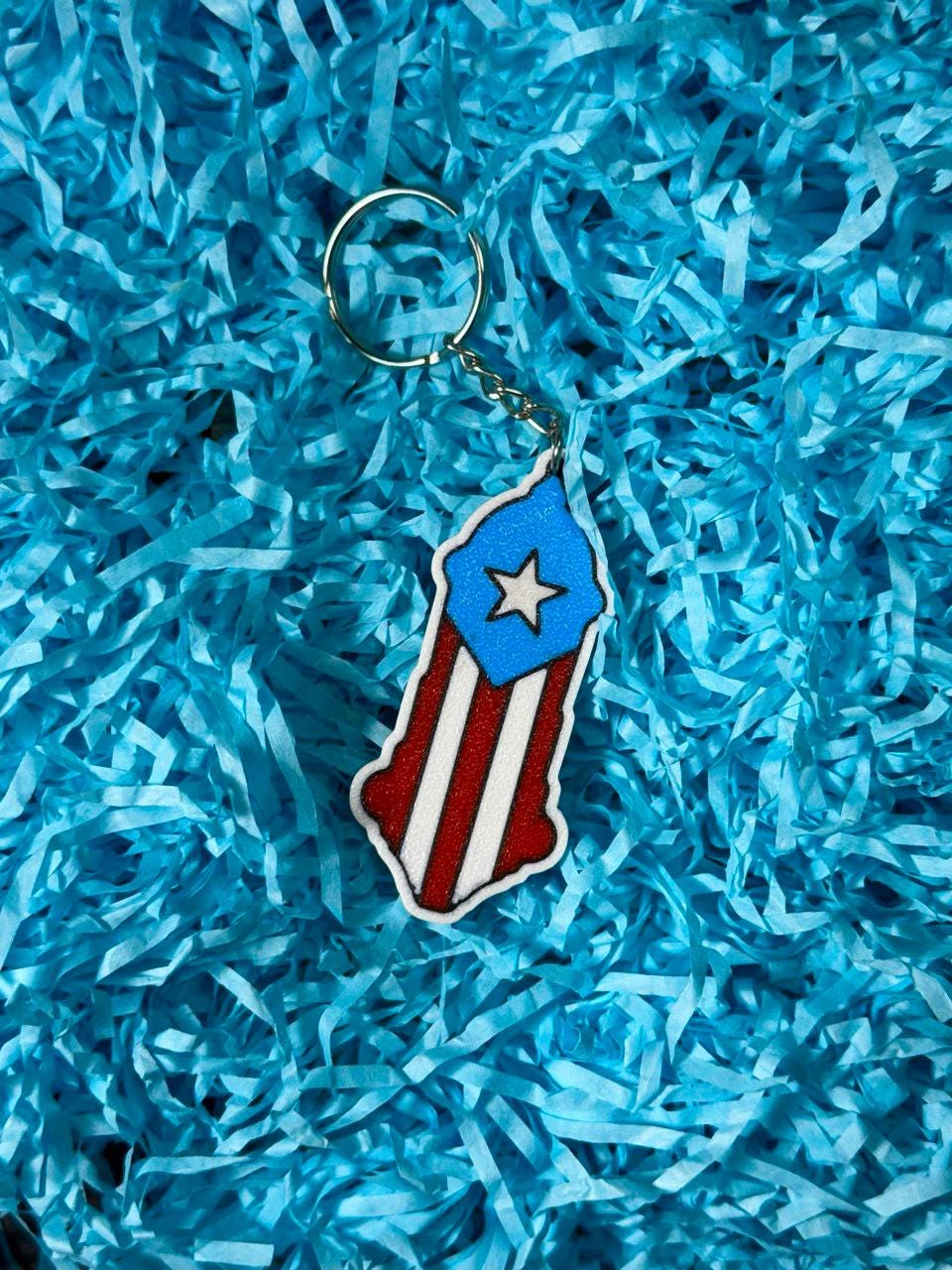Llavero Bandera de Puerto Rico