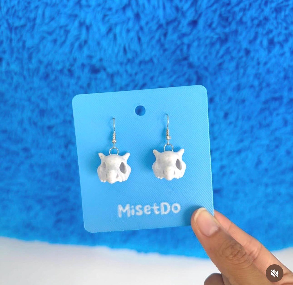 Aretes Criaturita del Casco de Hueso