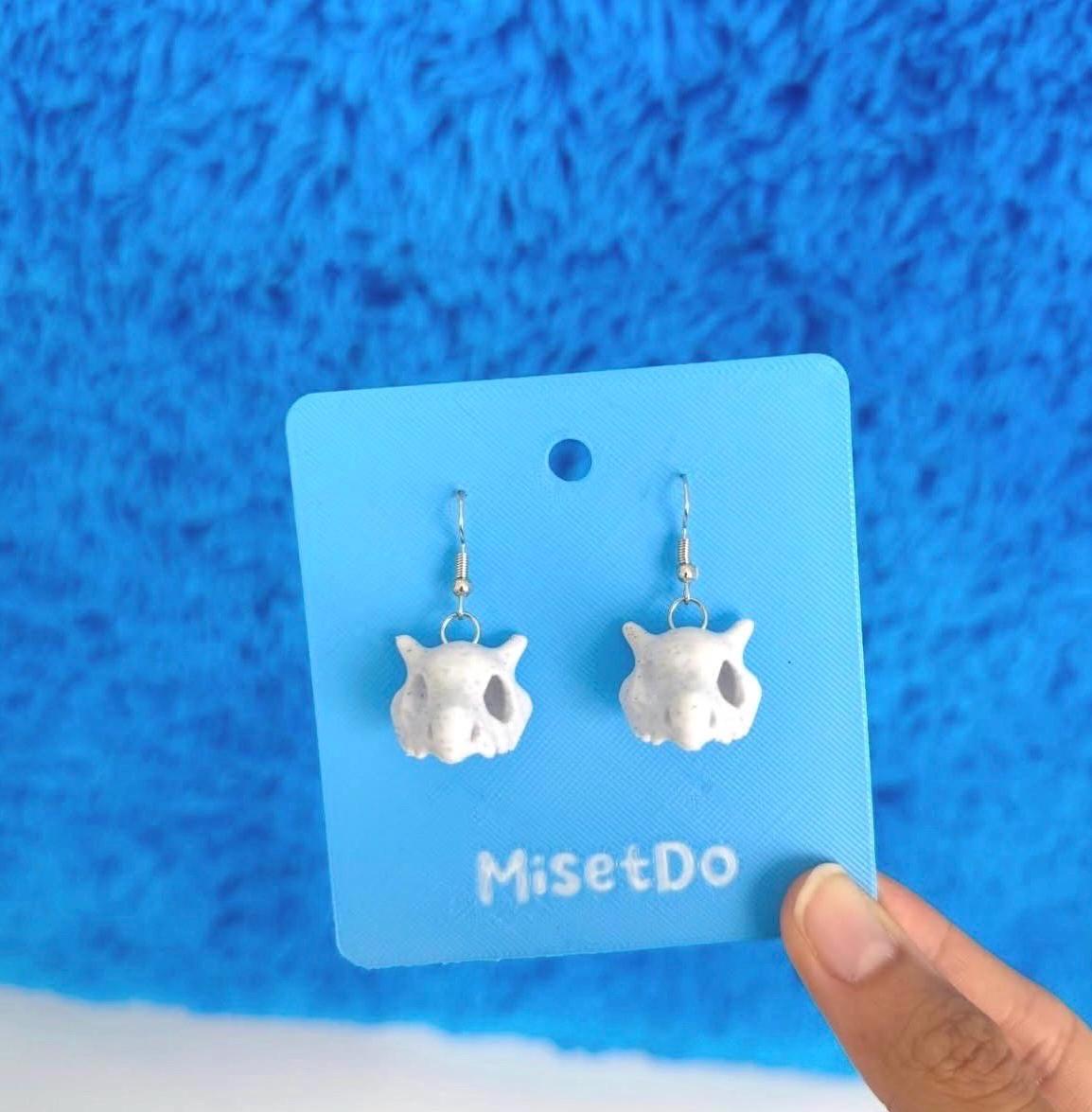 Aretes Criaturita del Casco de Hueso