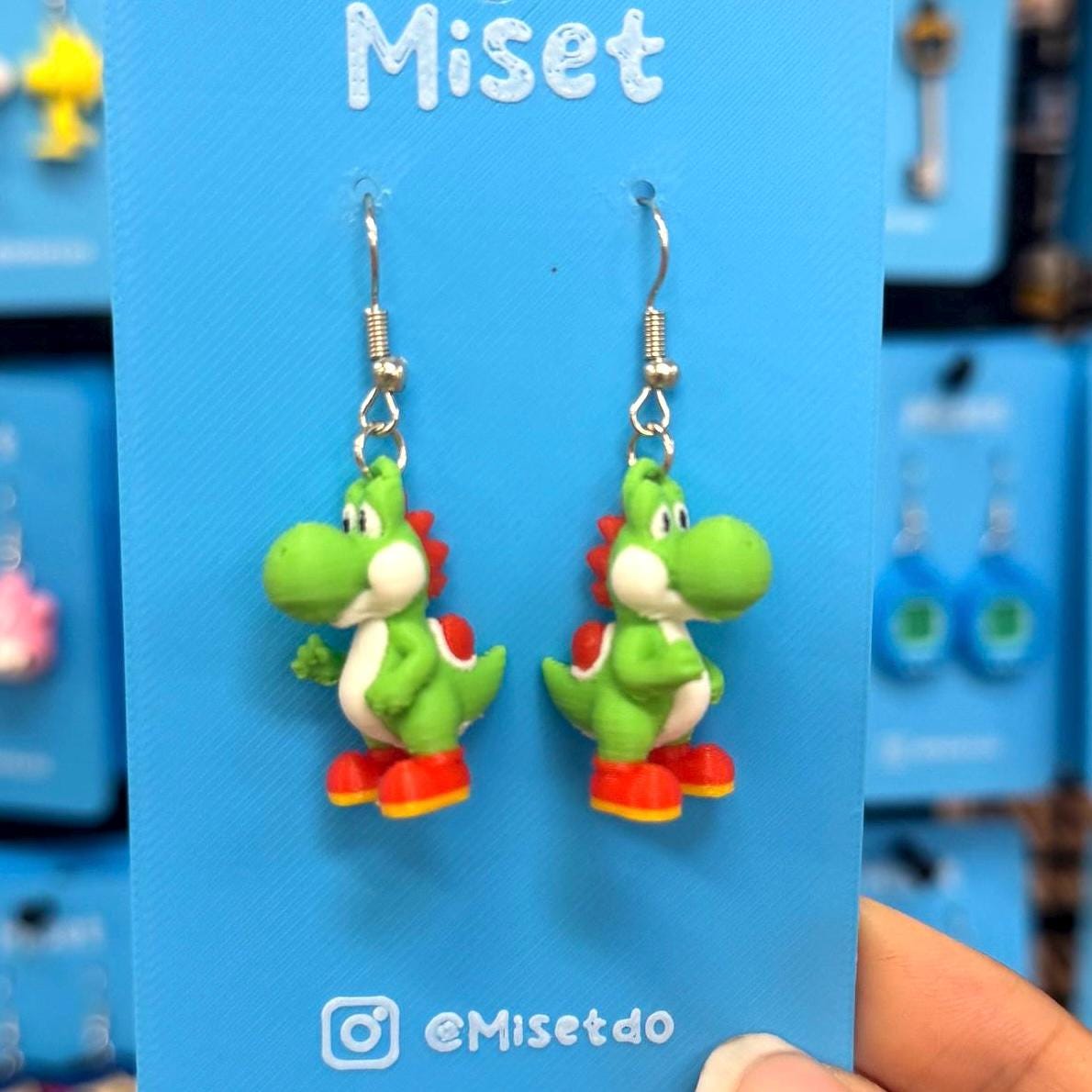 Aretes Dinosaurito Verde