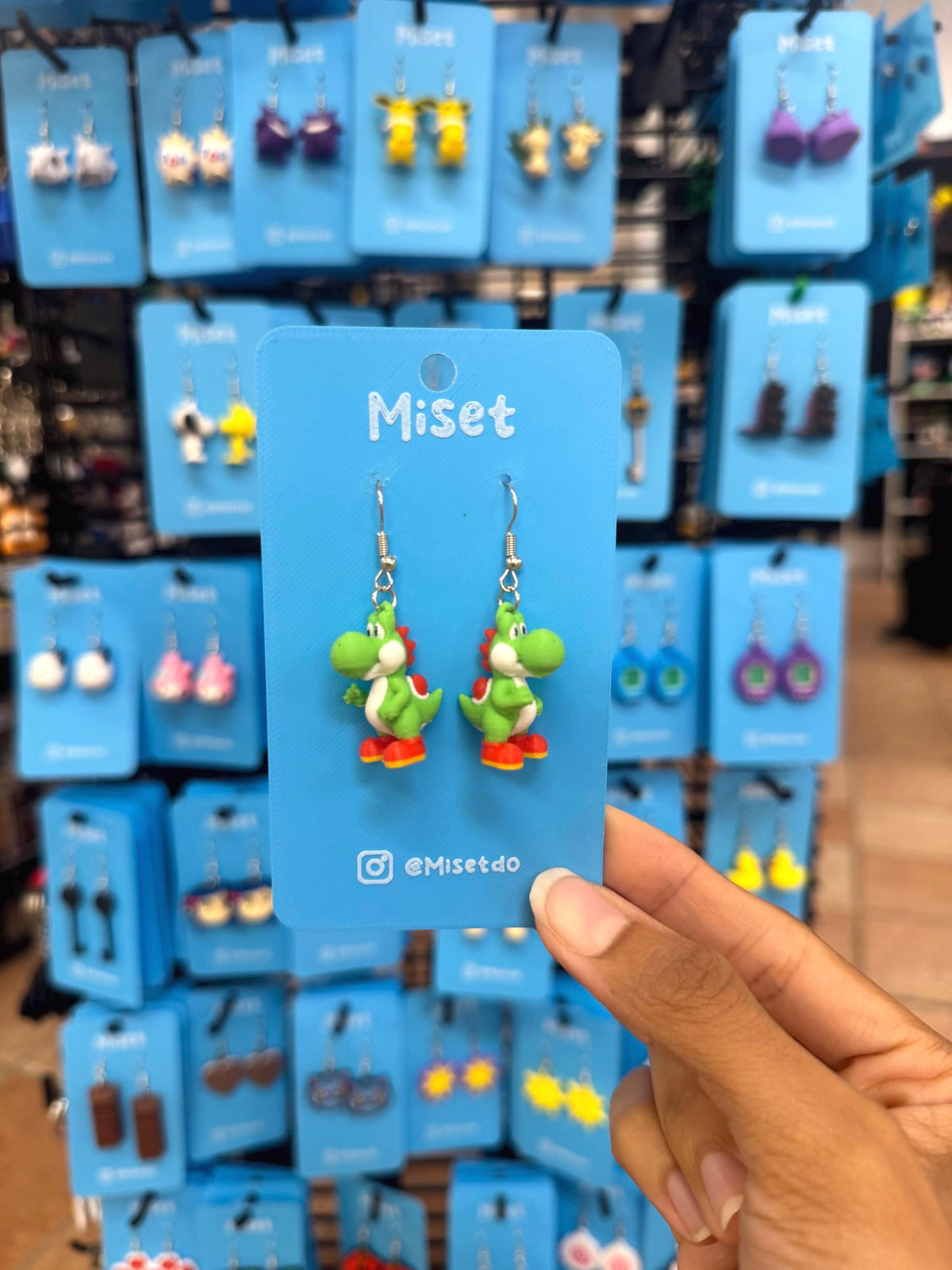 Aretes Dinosaurito Verde